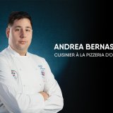 Le chef Andrea Bernasconi de la Pizzeria d'Octodure à Martigny